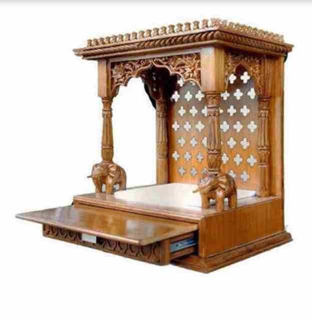 Teak wood temple